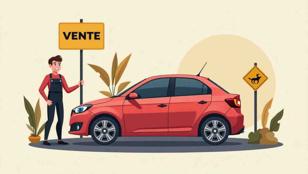 Certificat de vente pour voiture sans carte grise